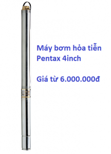 Giá máy bơm hỏa tiễn Pentax 4inch