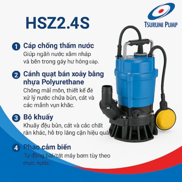 may-bom-chim-co-phao-Tsurumi HSZ2.4S